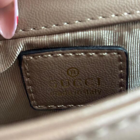 Gucci Authentic Marmont Mini Crossbody Bag with Gold Chain - Picture 6 of 8